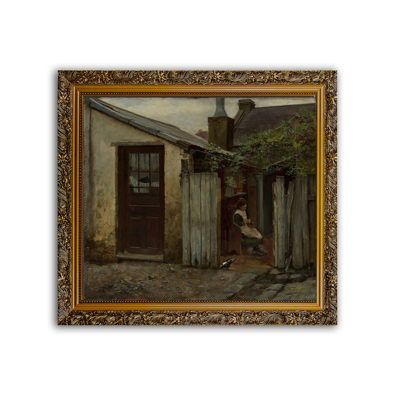 McCubbin | Girl with Bird at the King Street Bakery