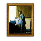 Jan Vermeer | Woman in Blue Reading a Letter