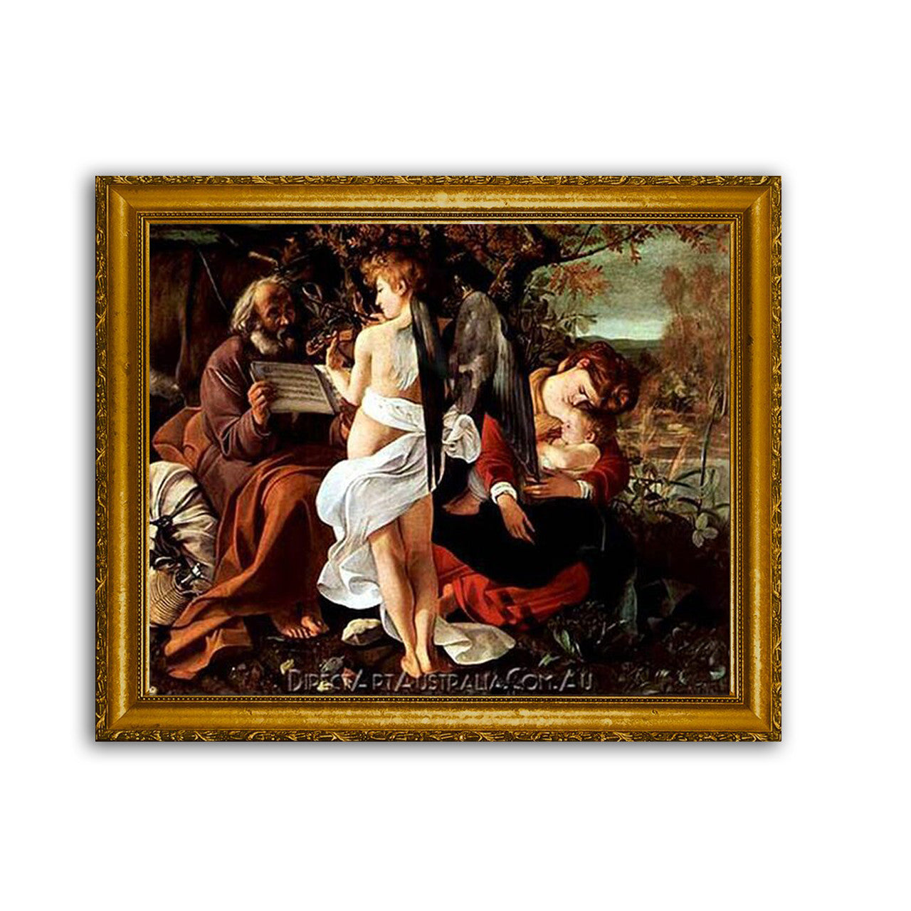 Caravaggio | Rest on the Flight into Egypt