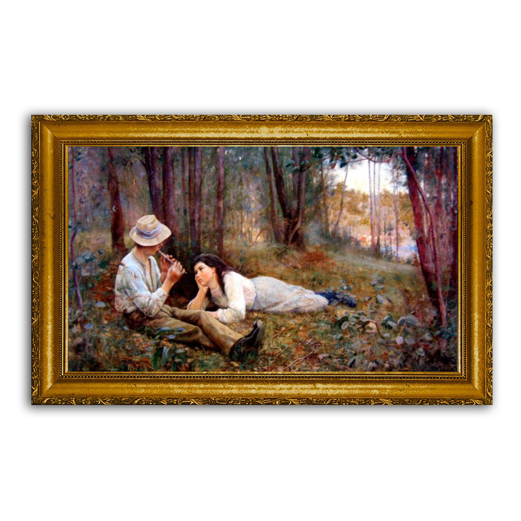 McCubbin | Bush Idyll The Flute Player