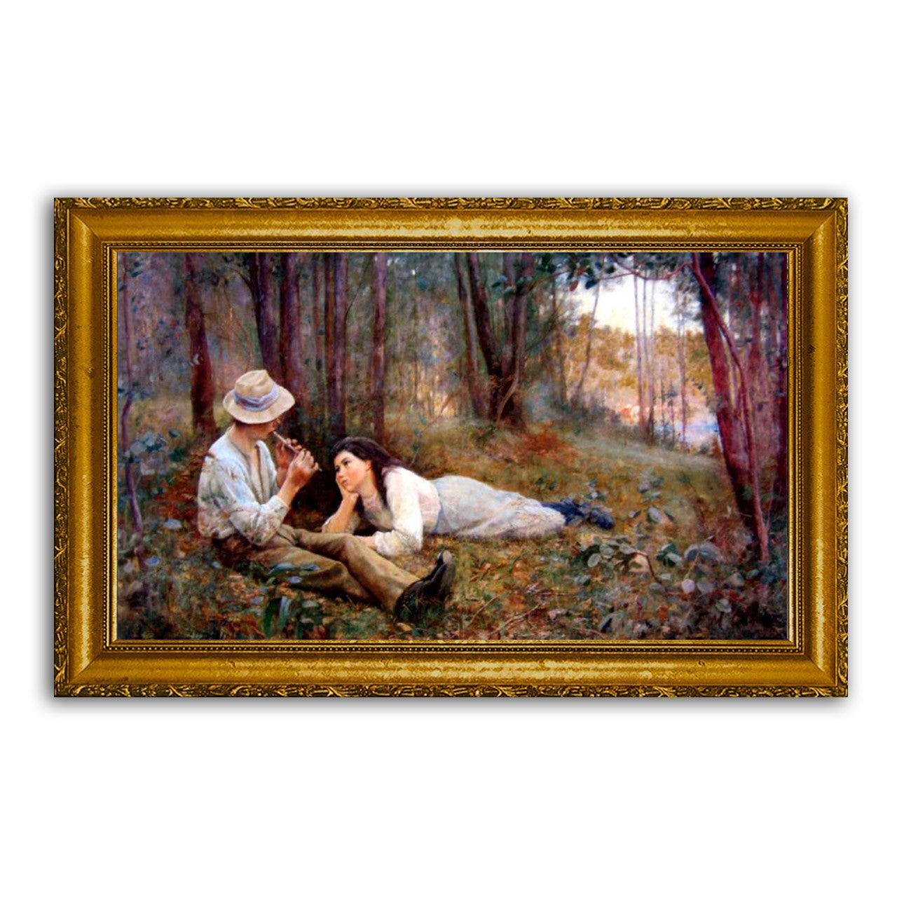 McCubbin | Bush Idyll The Flute Player