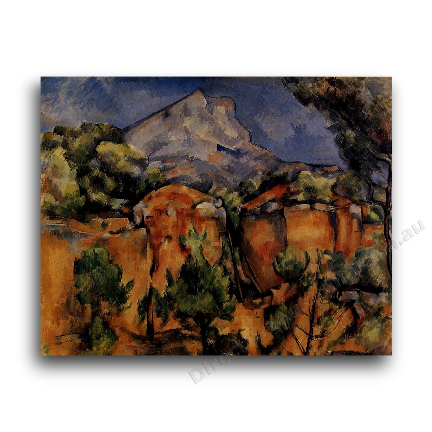 Paul Cezanne | Mont Sainte-Victore Seen from the Bibemus Quarry