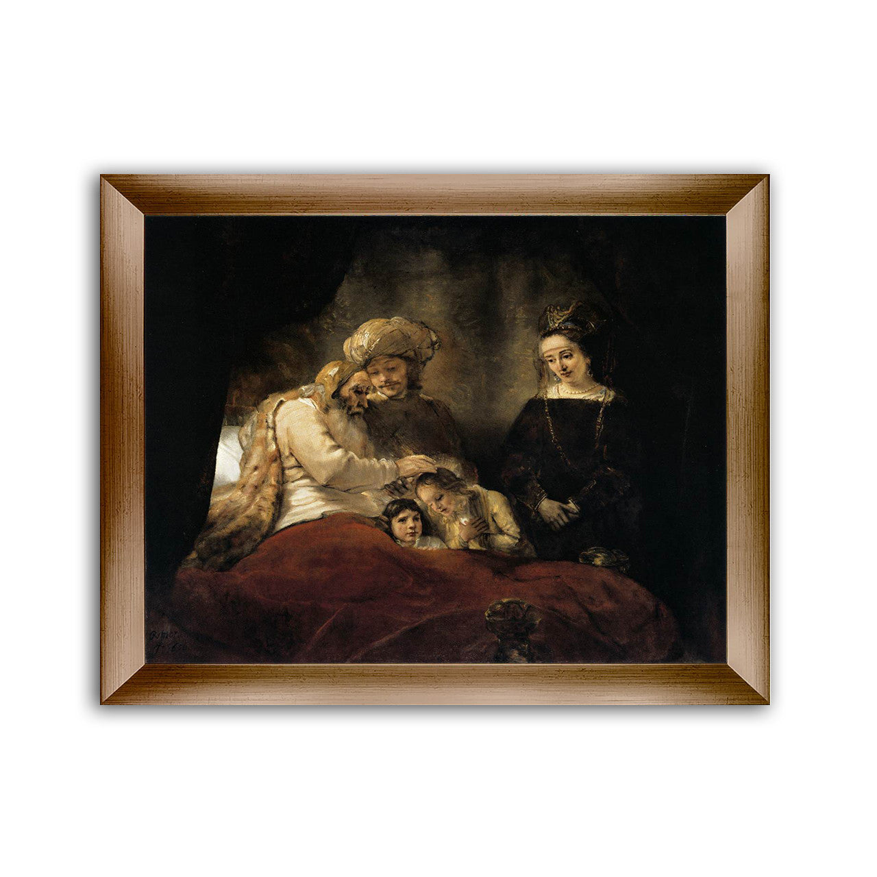 Modern Flat Gold Frame