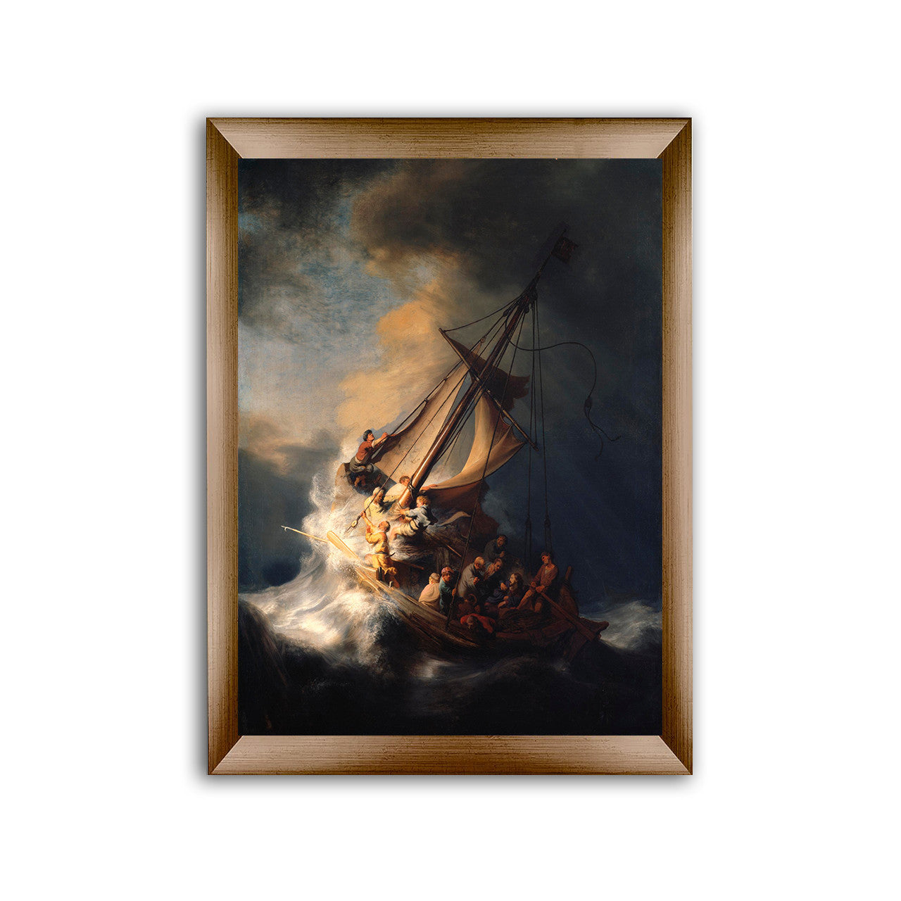 Modern Flat Gold Frame