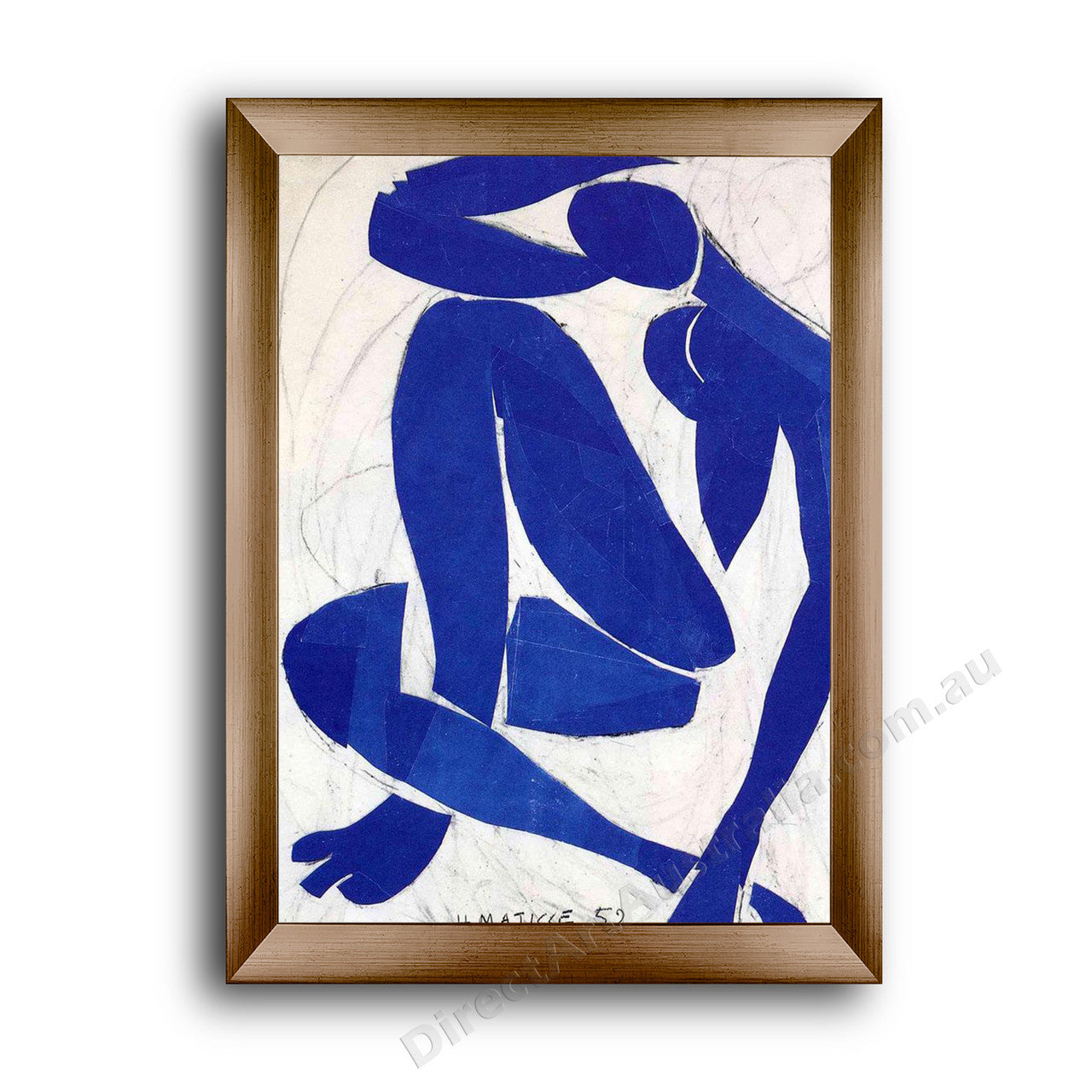 Modern Flat Gold Frame