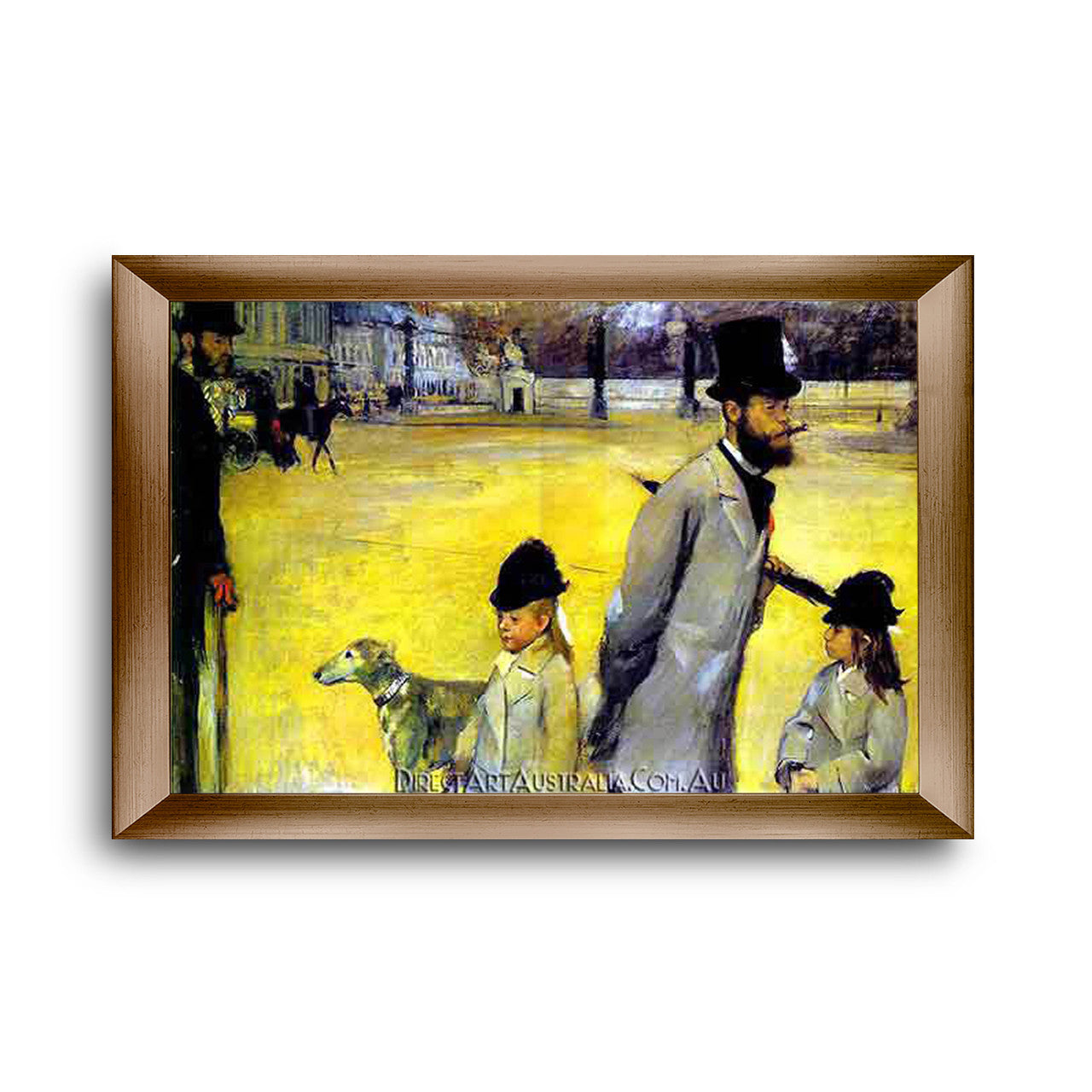 Modern Flat Gold Frame