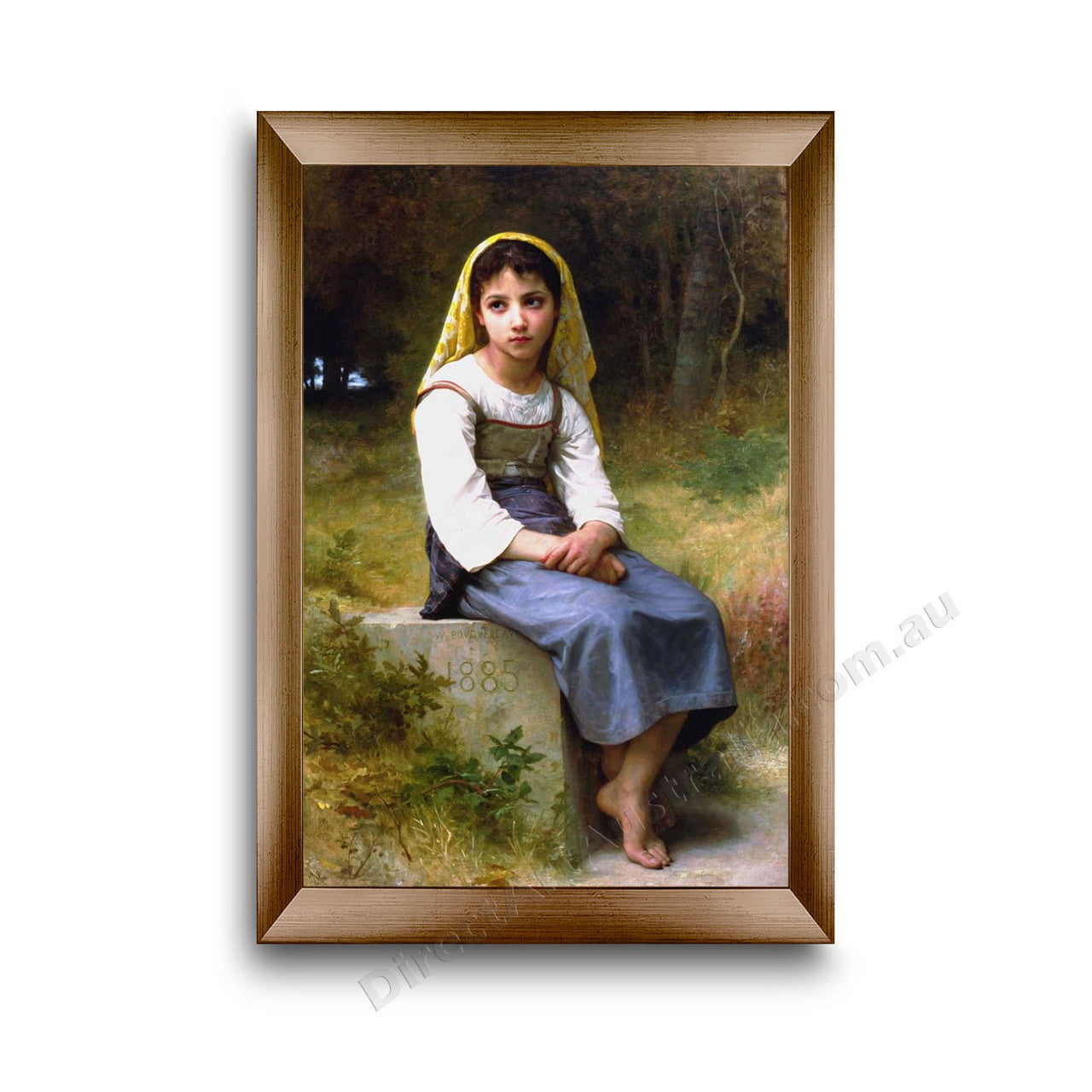 Modern Flat Gold Frame