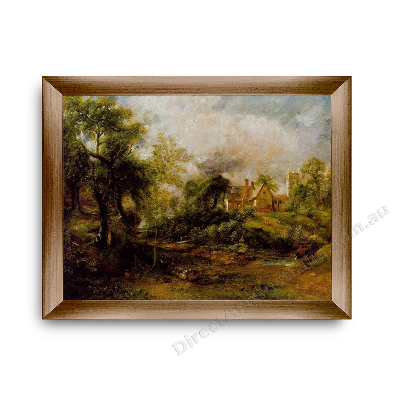 Modern Flat Gold Frame