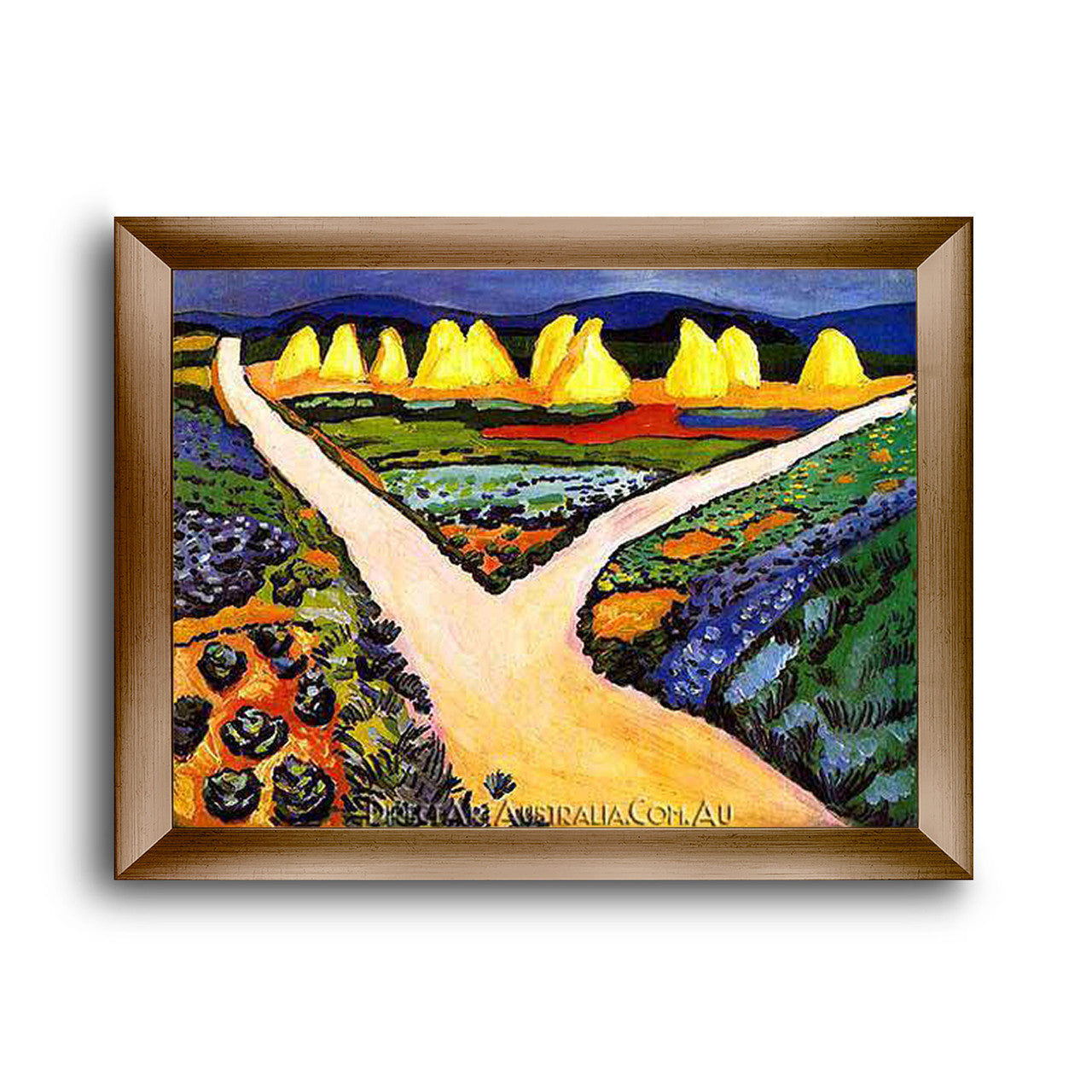 Modern Flat Gold Frame