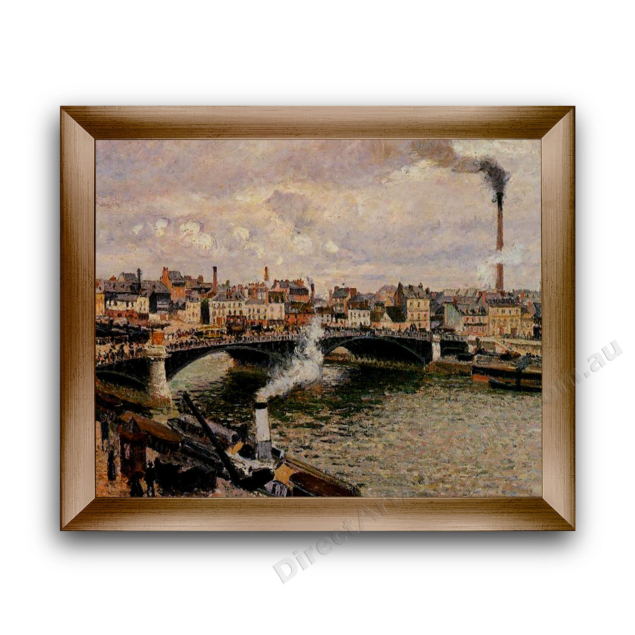 Modern Flat Gold Frame
