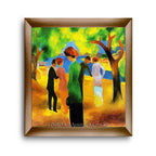 Modern Flat Gold Frame