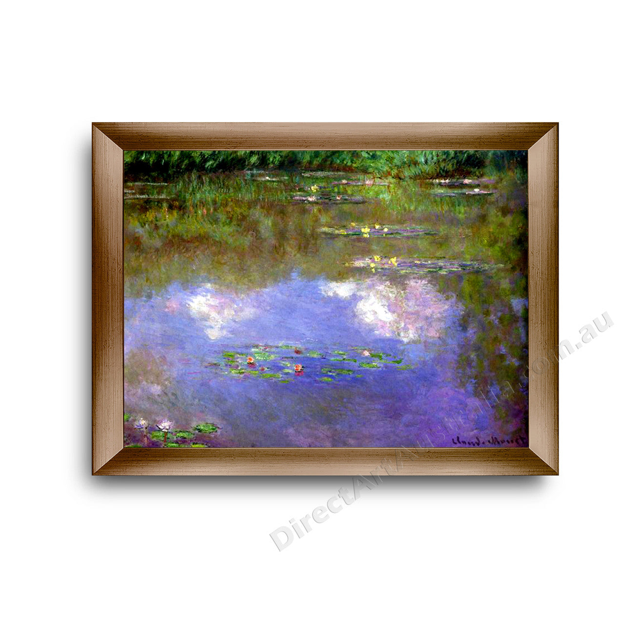 Modern Flat Gold Frame