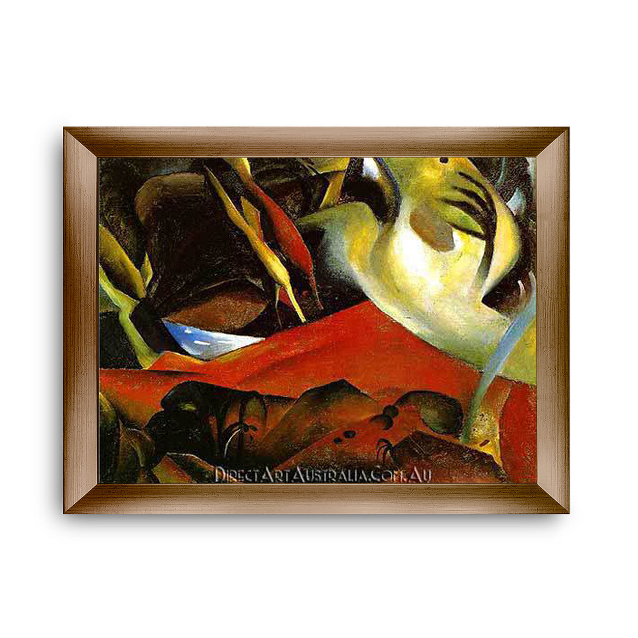 Modern Flat Gold Frame