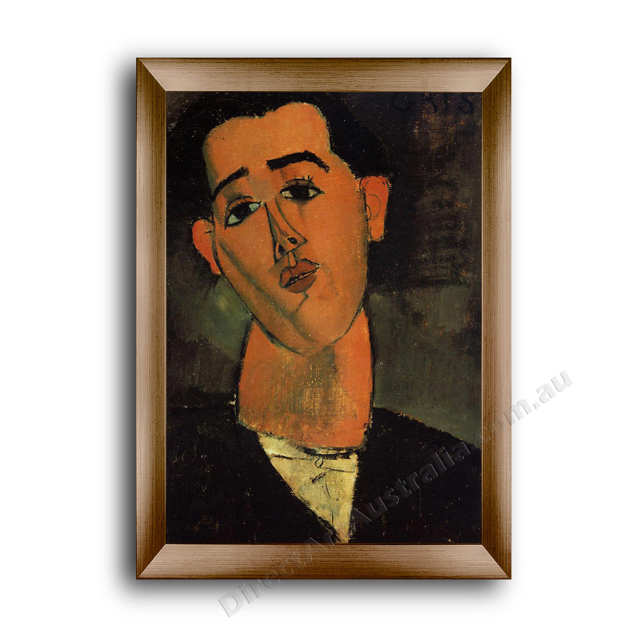 Modern Flat Gold Frame