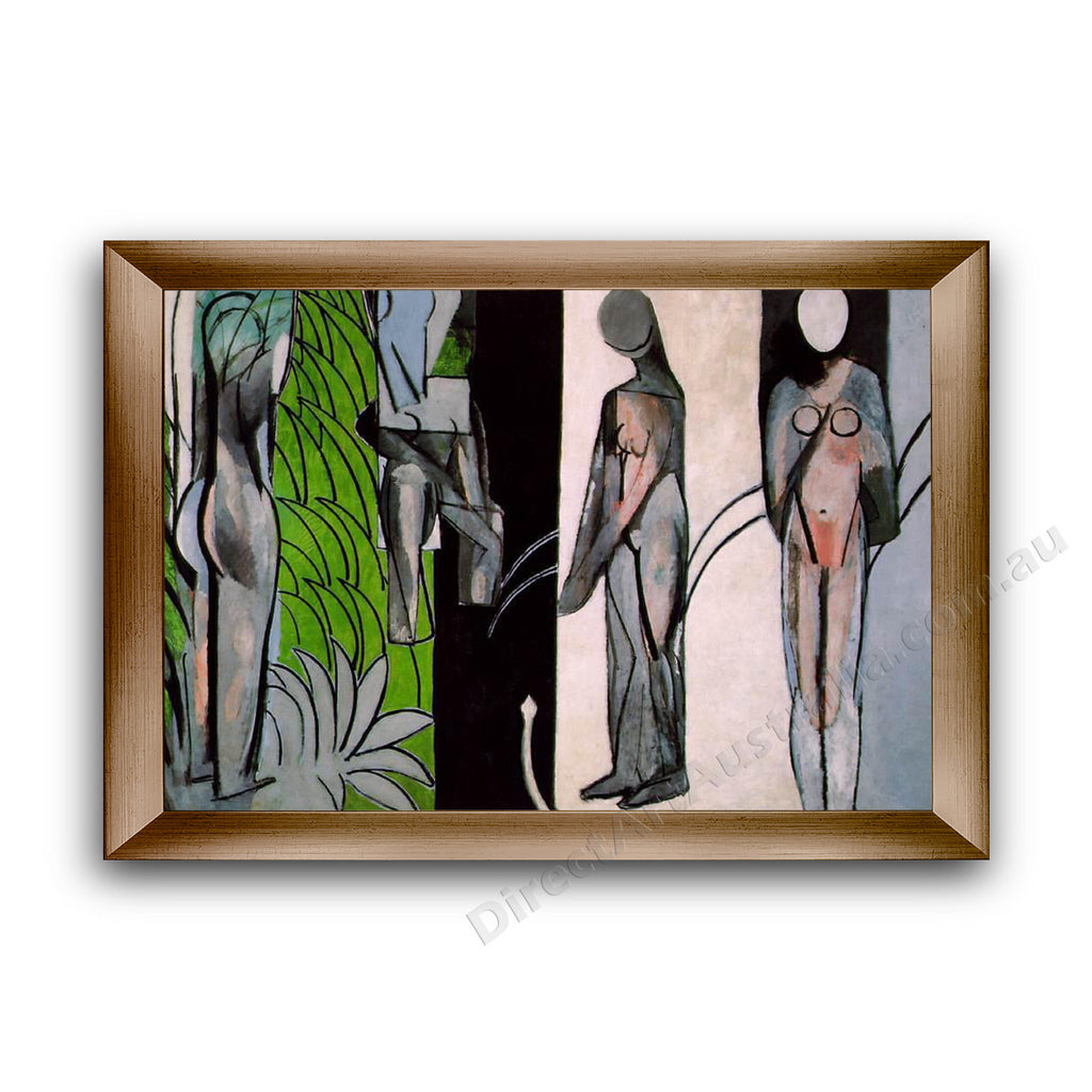 Modern Flat Gold Frame