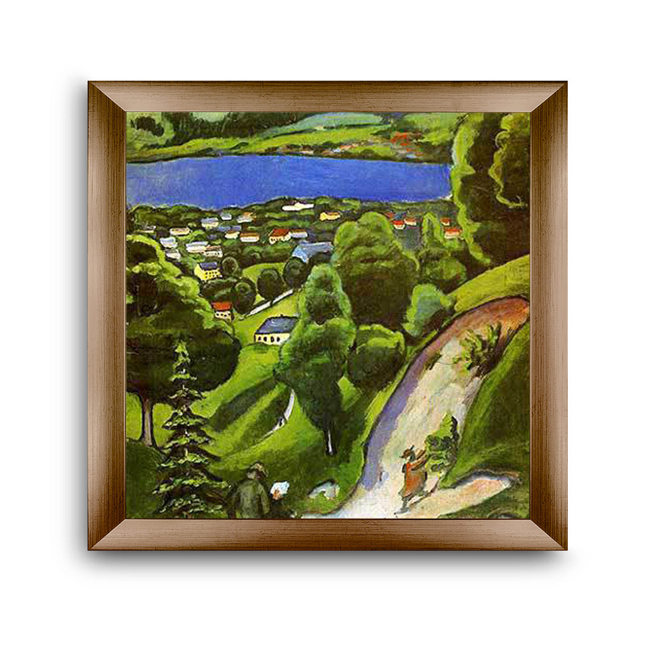 Modern Flat Gold Frame