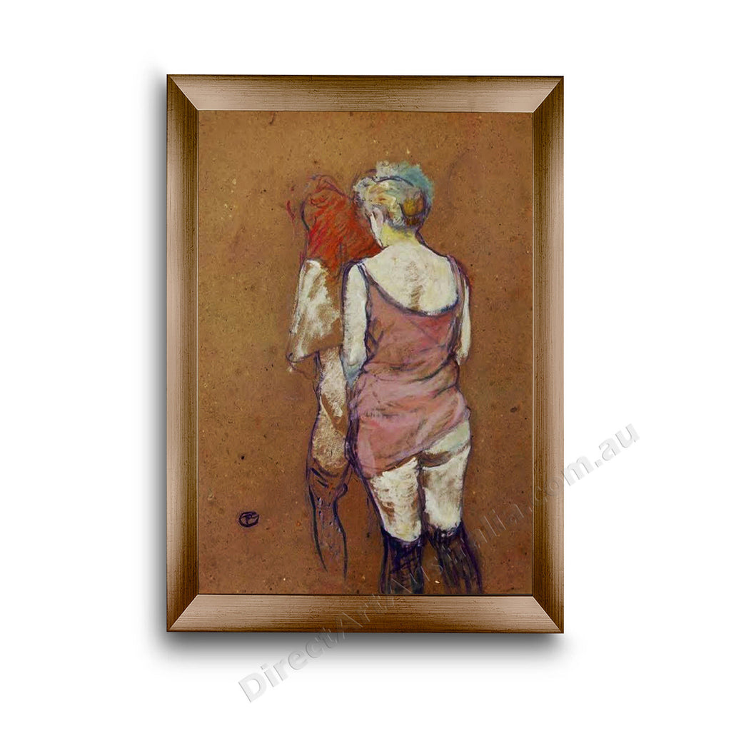 Modern Flat Gold Frame
