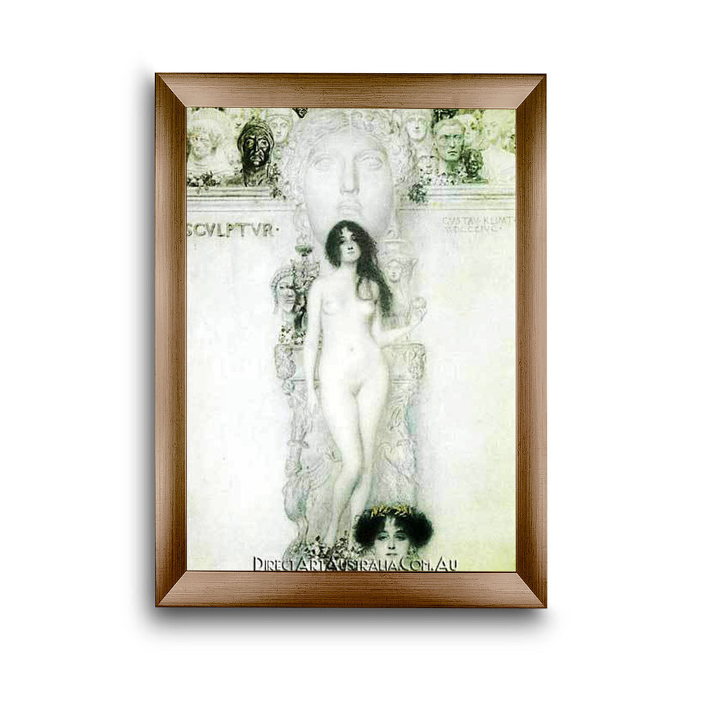 Modern Flat Gold Frame