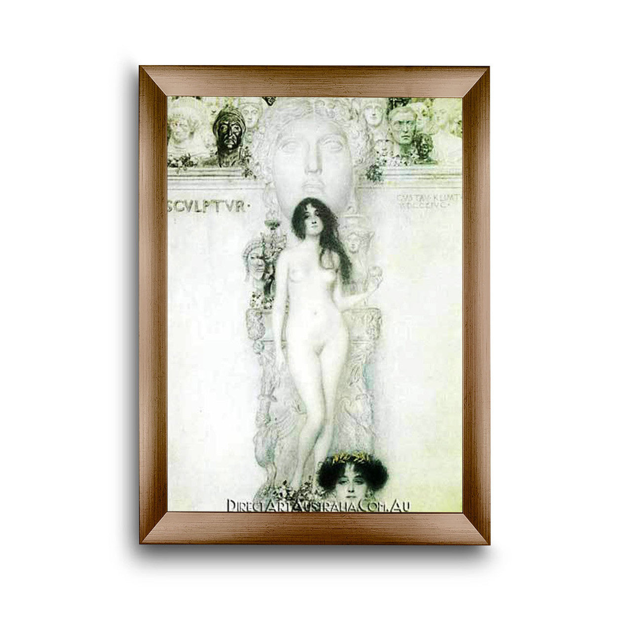 Modern Flat Gold Frame