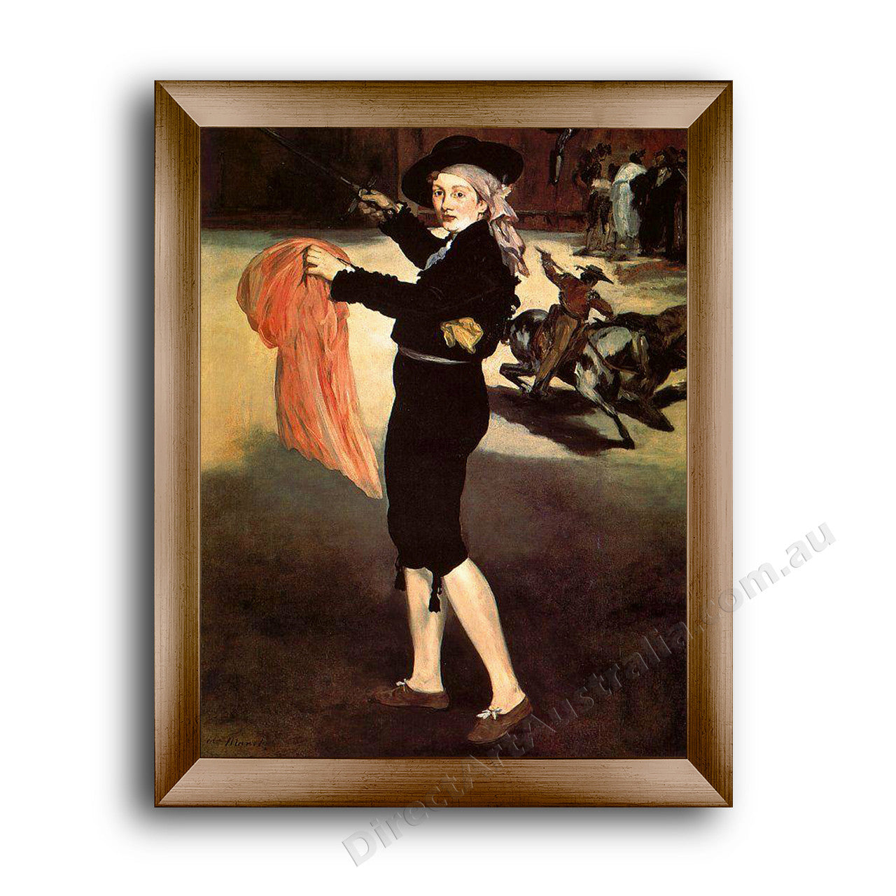 Modern Flat Gold Frame