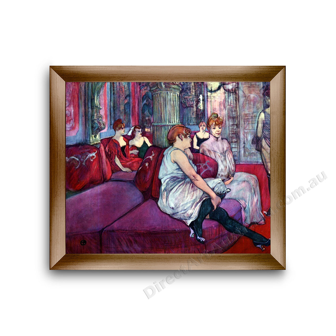 Modern Flat Gold Frame