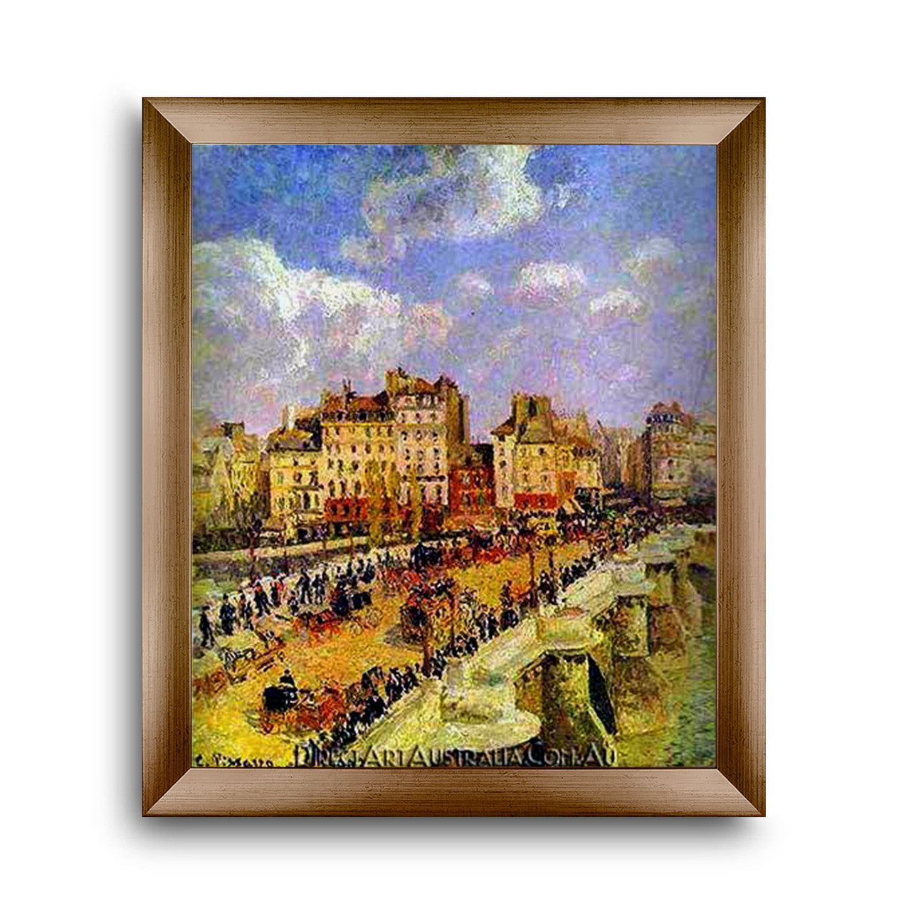 Modern Flat Gold Frame