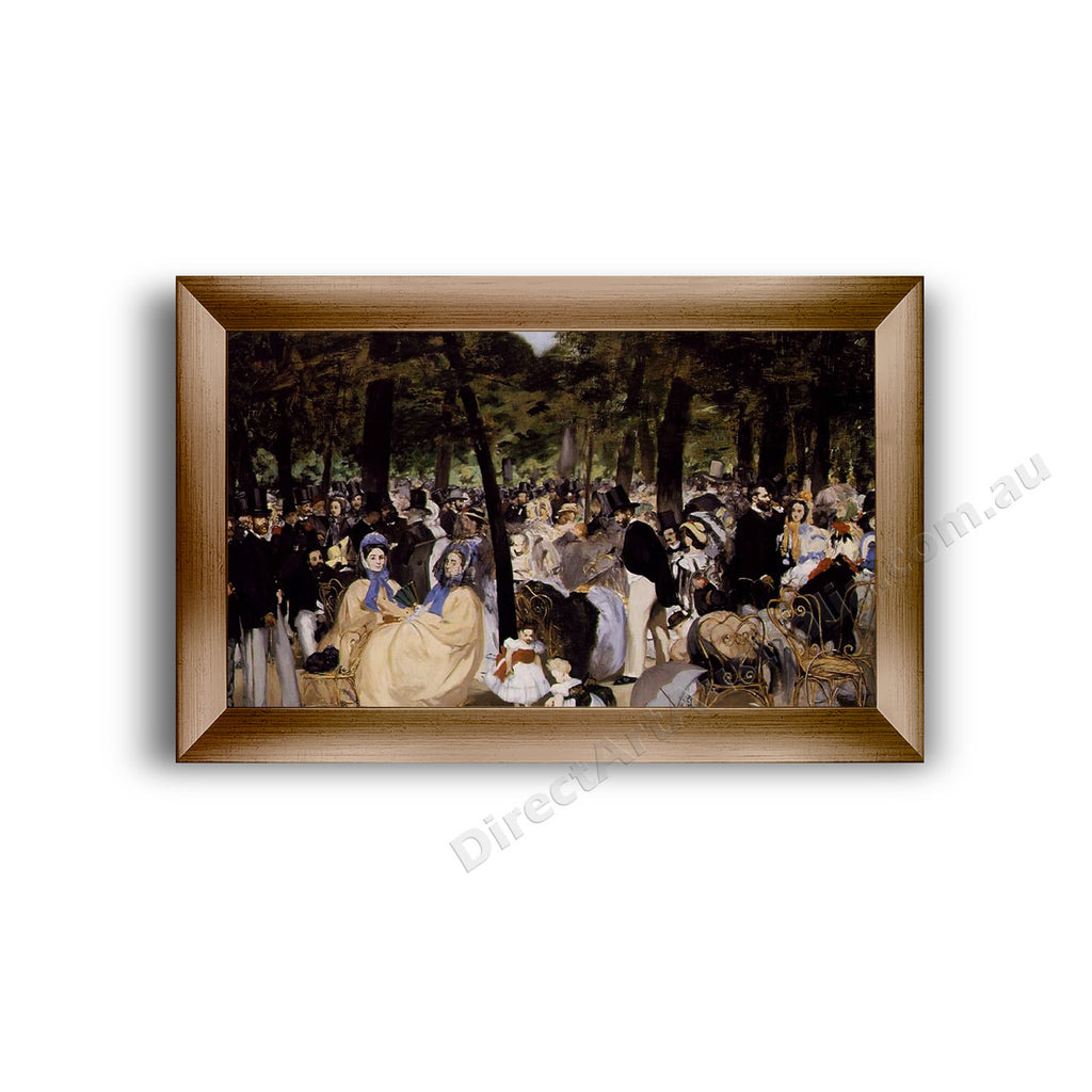 Modern Flat Gold Frame