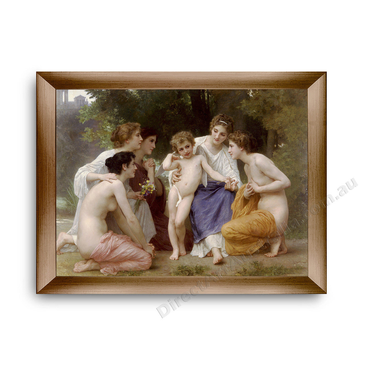 Modern Flat Gold Frame
