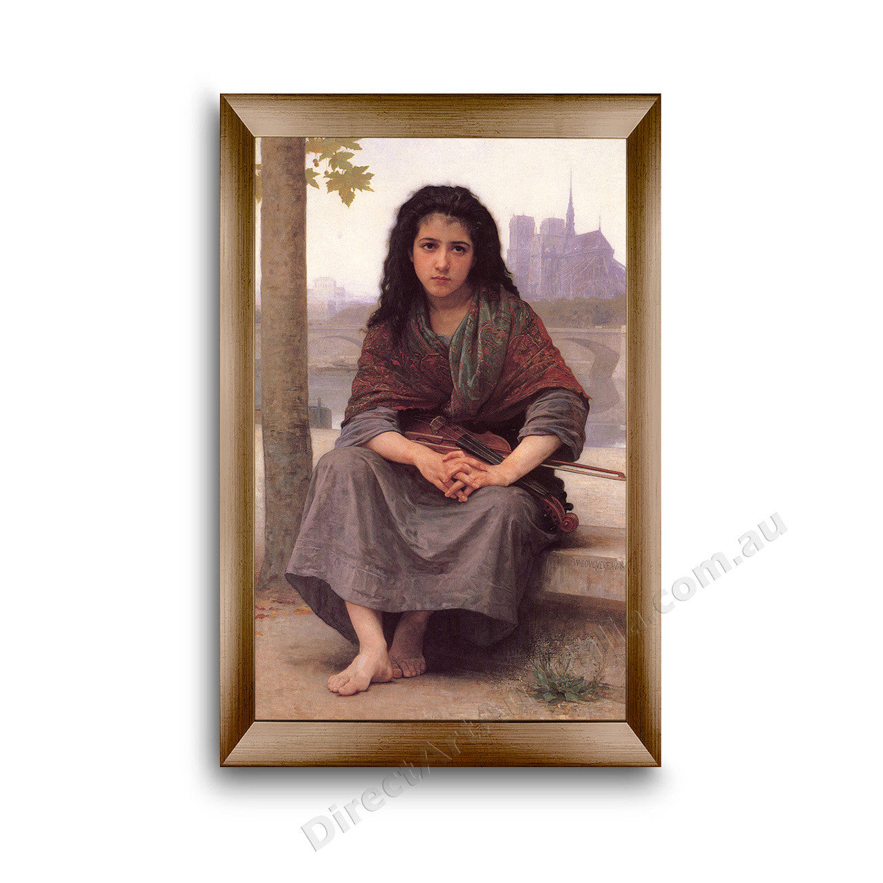 Modern Flat Gold Frame