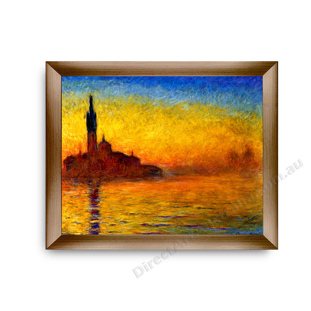 Modern Flat Gold Frame