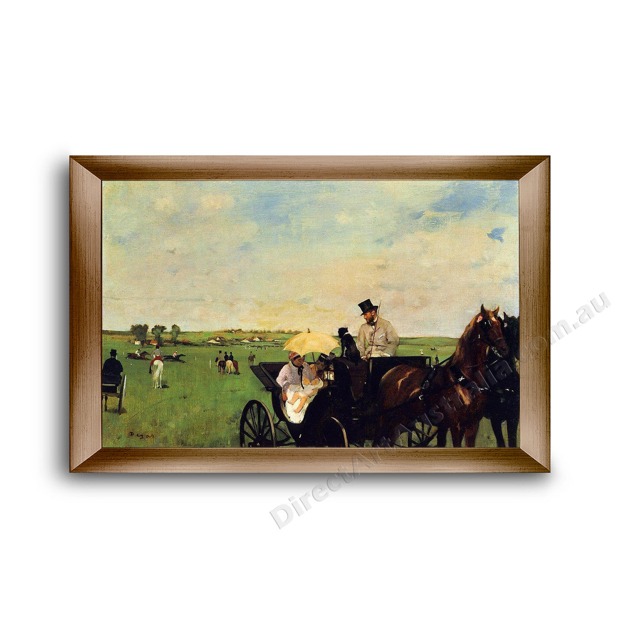 Modern Flat Gold Frame