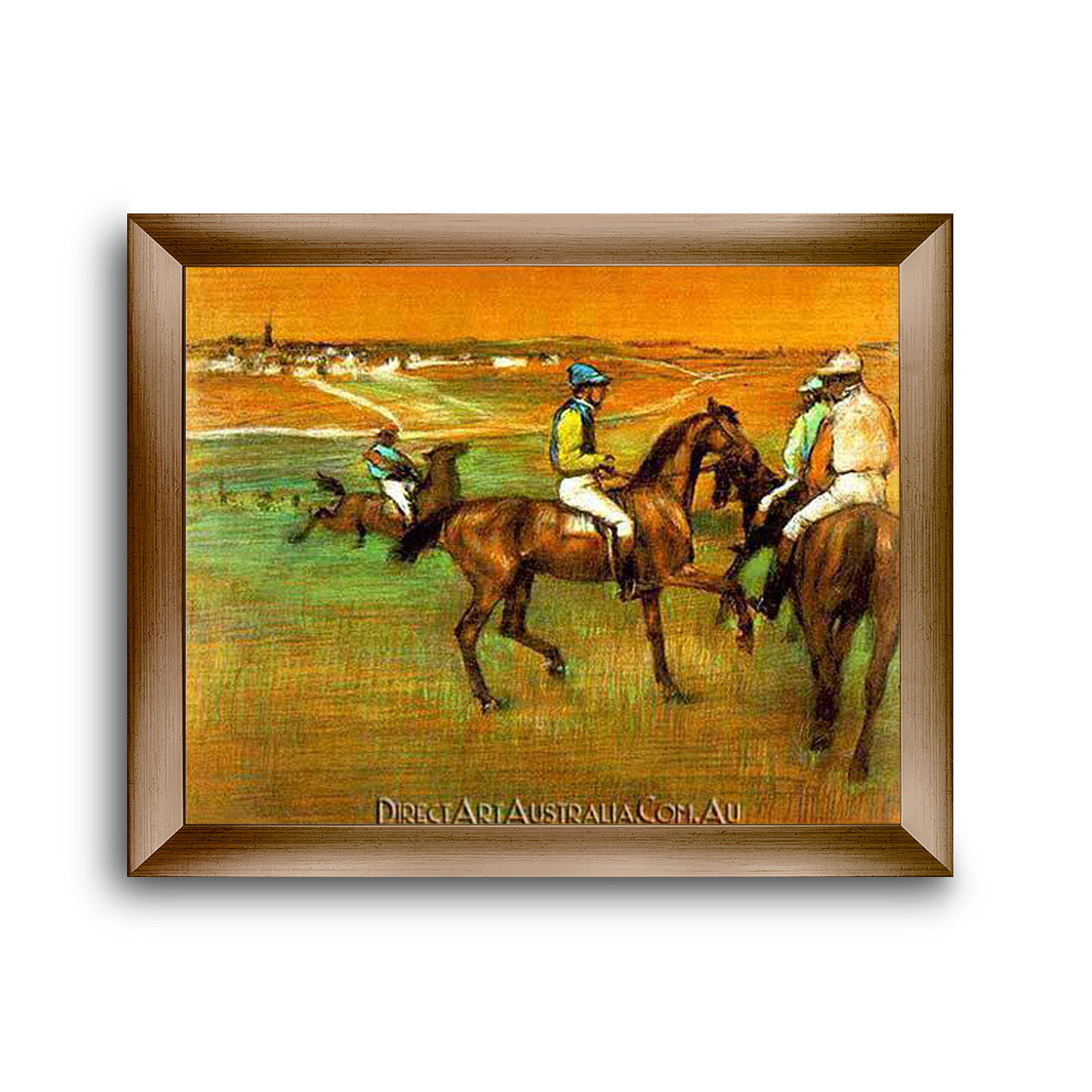 Modern Flat Gold Frame