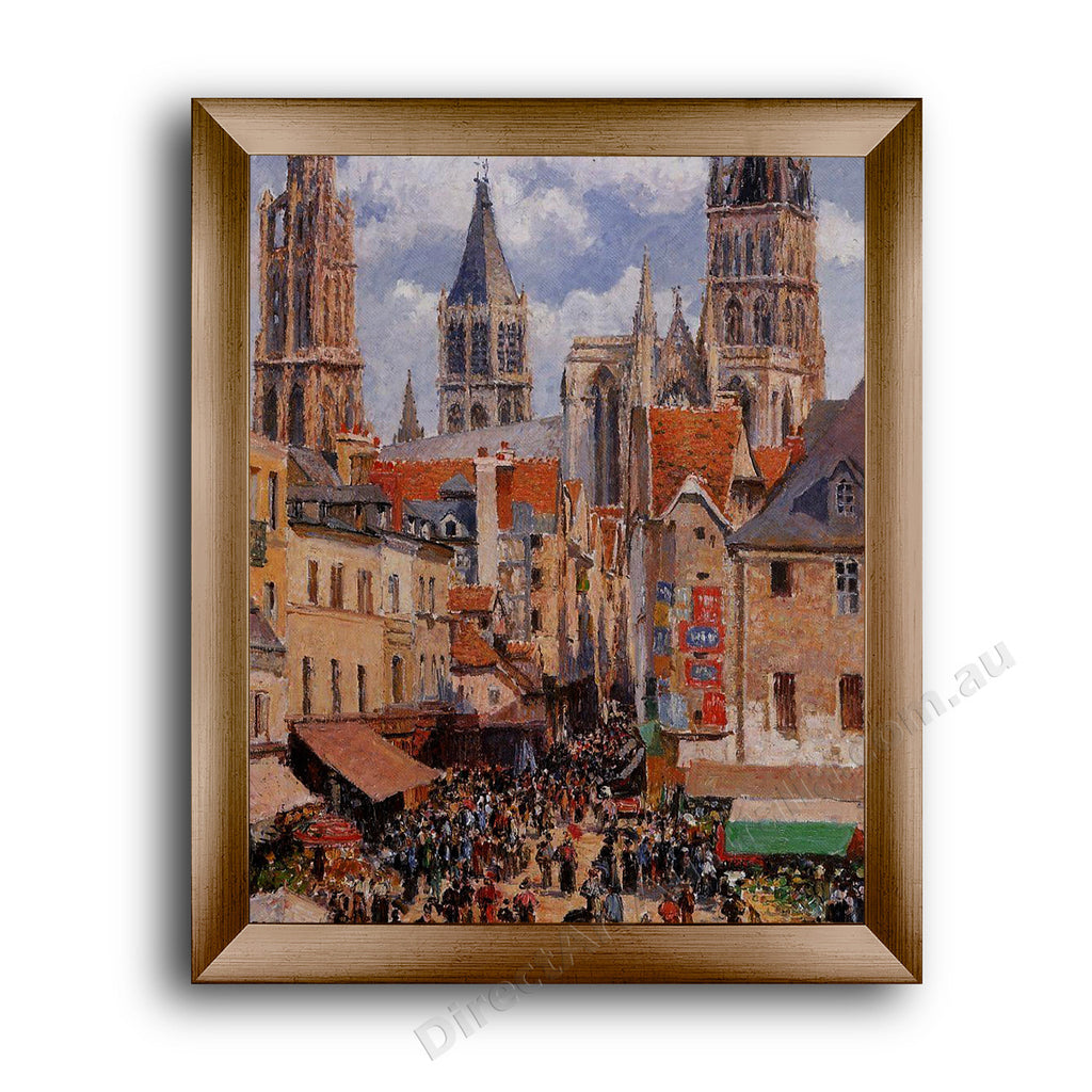 Modern Flat Gold Frame