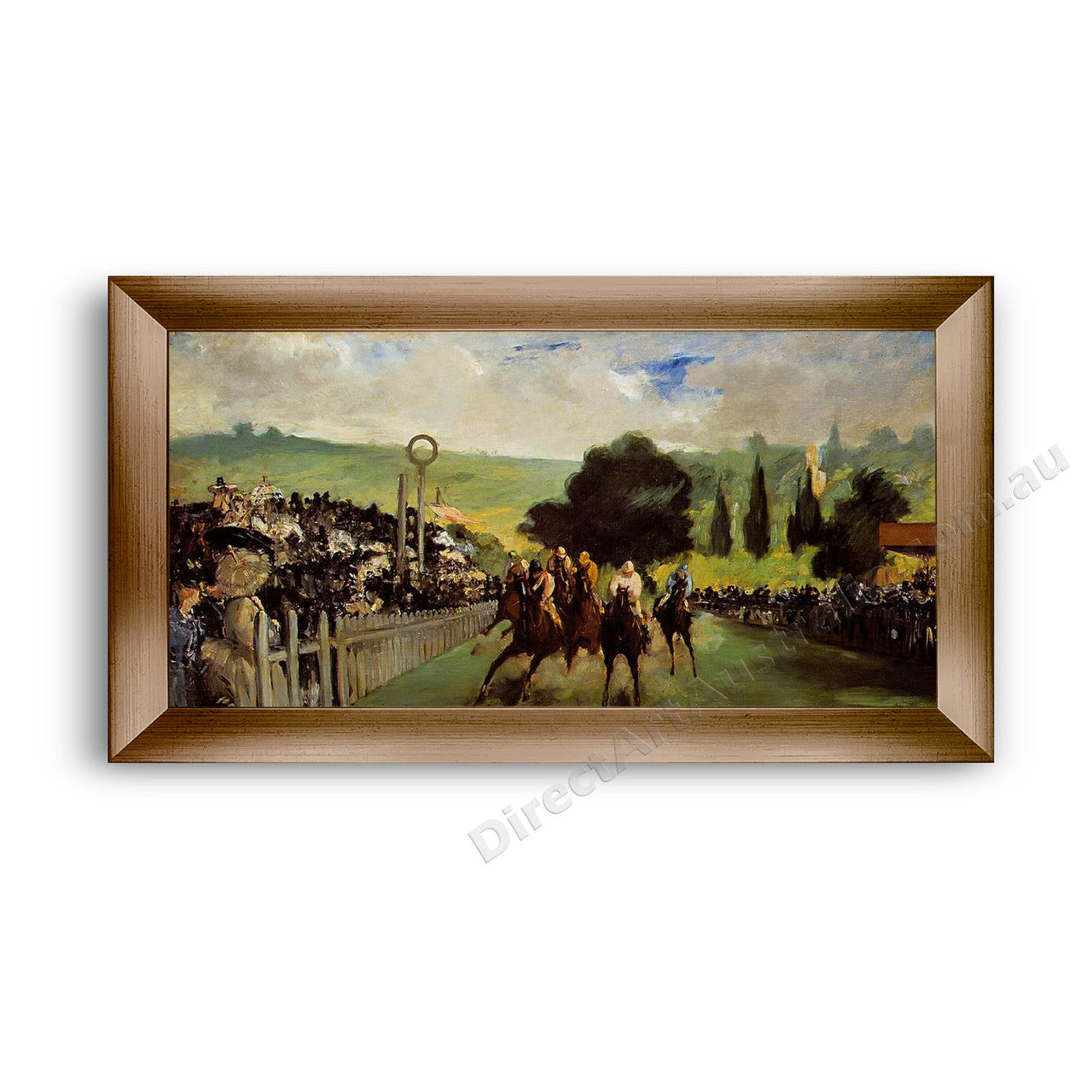 Modern Flat Gold Frame