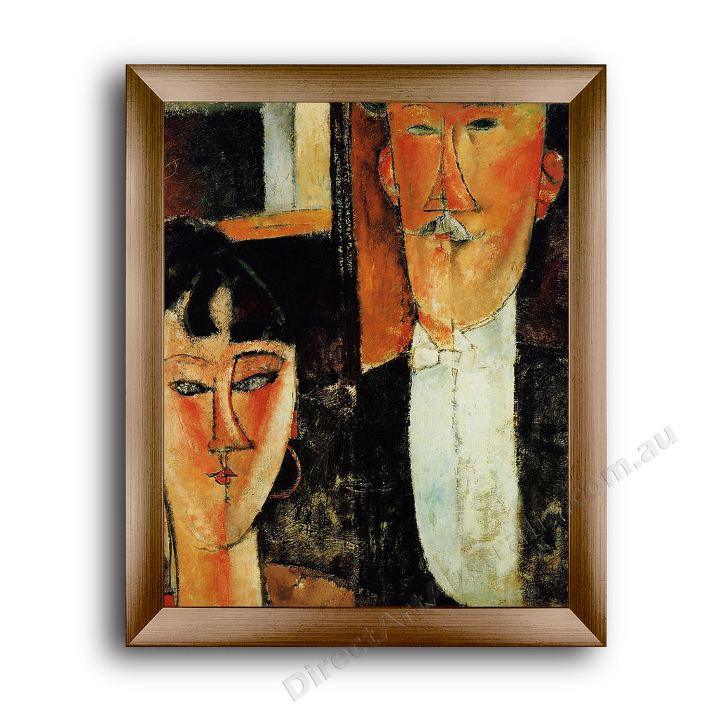 Modern Flat Gold Frame