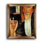 Modern Flat Gold Frame