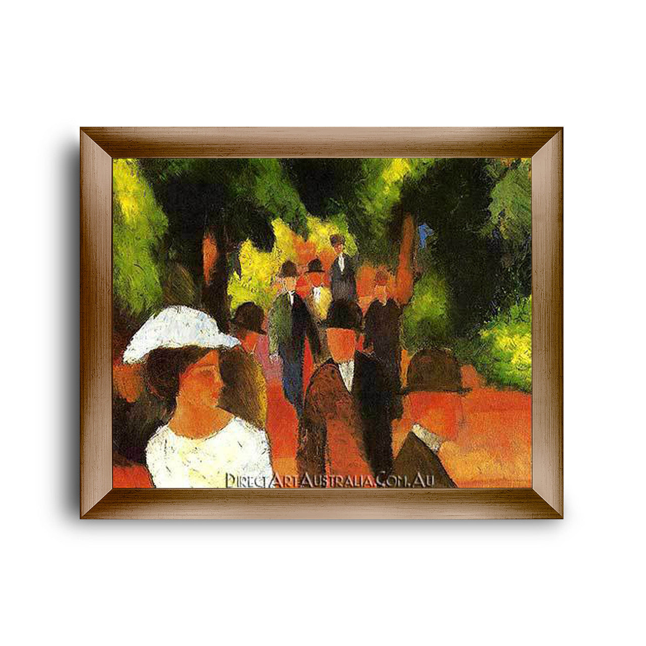 Modern Flat Gold Frame