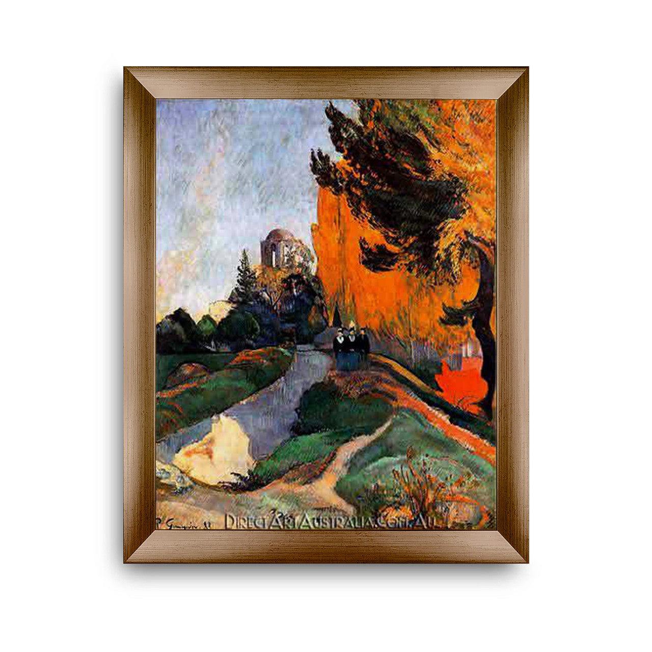 Modern Flat Gold Frame