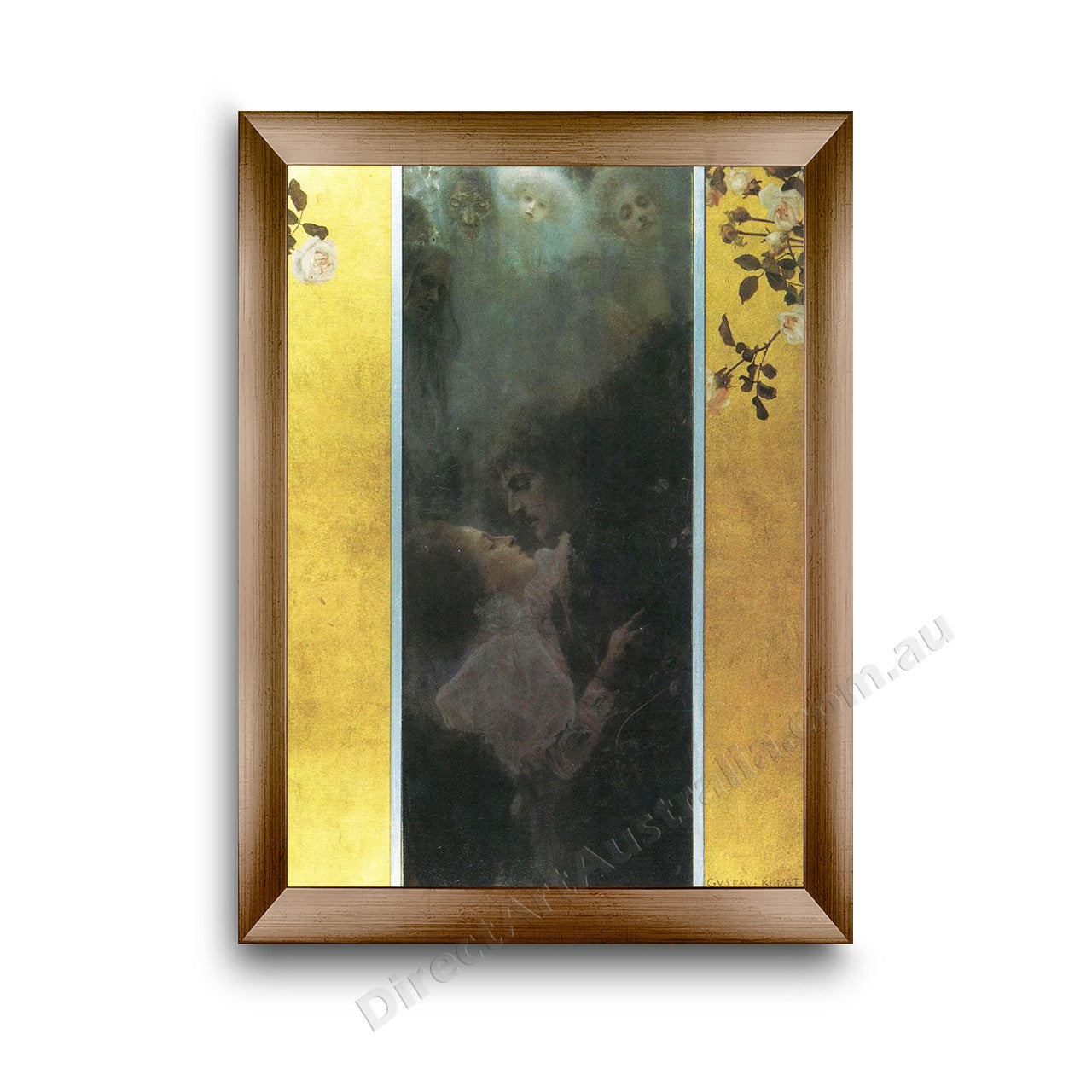 Modern Flat Gold Frame
