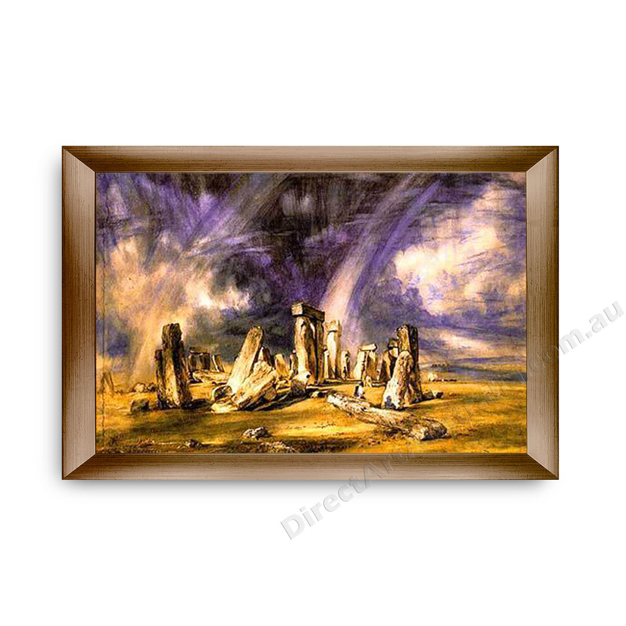 Modern Flat Gold Frame