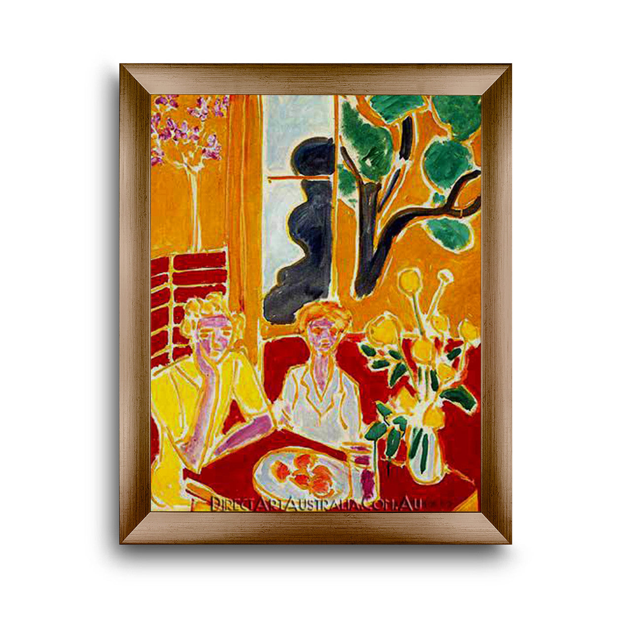 Modern Flat Gold Frame