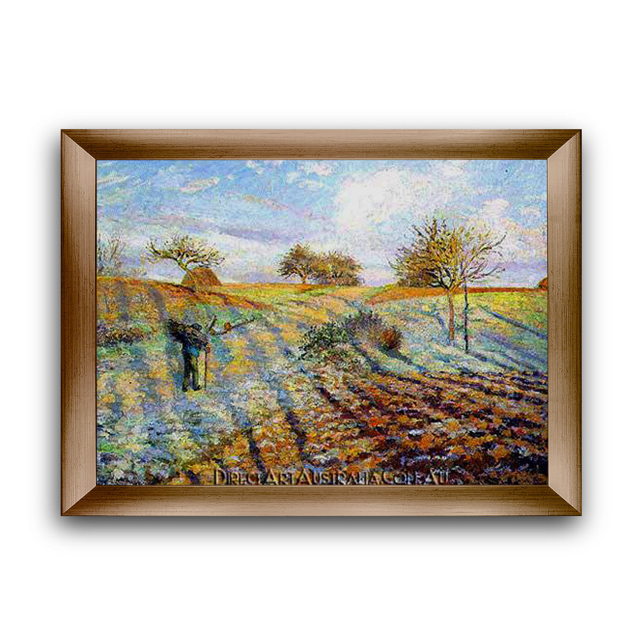 Modern Flat Gold Frame