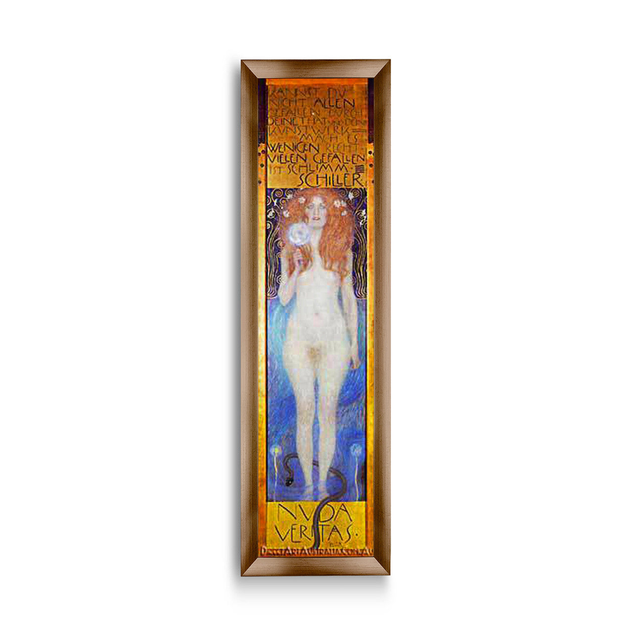 Modern Flat Gold Frame