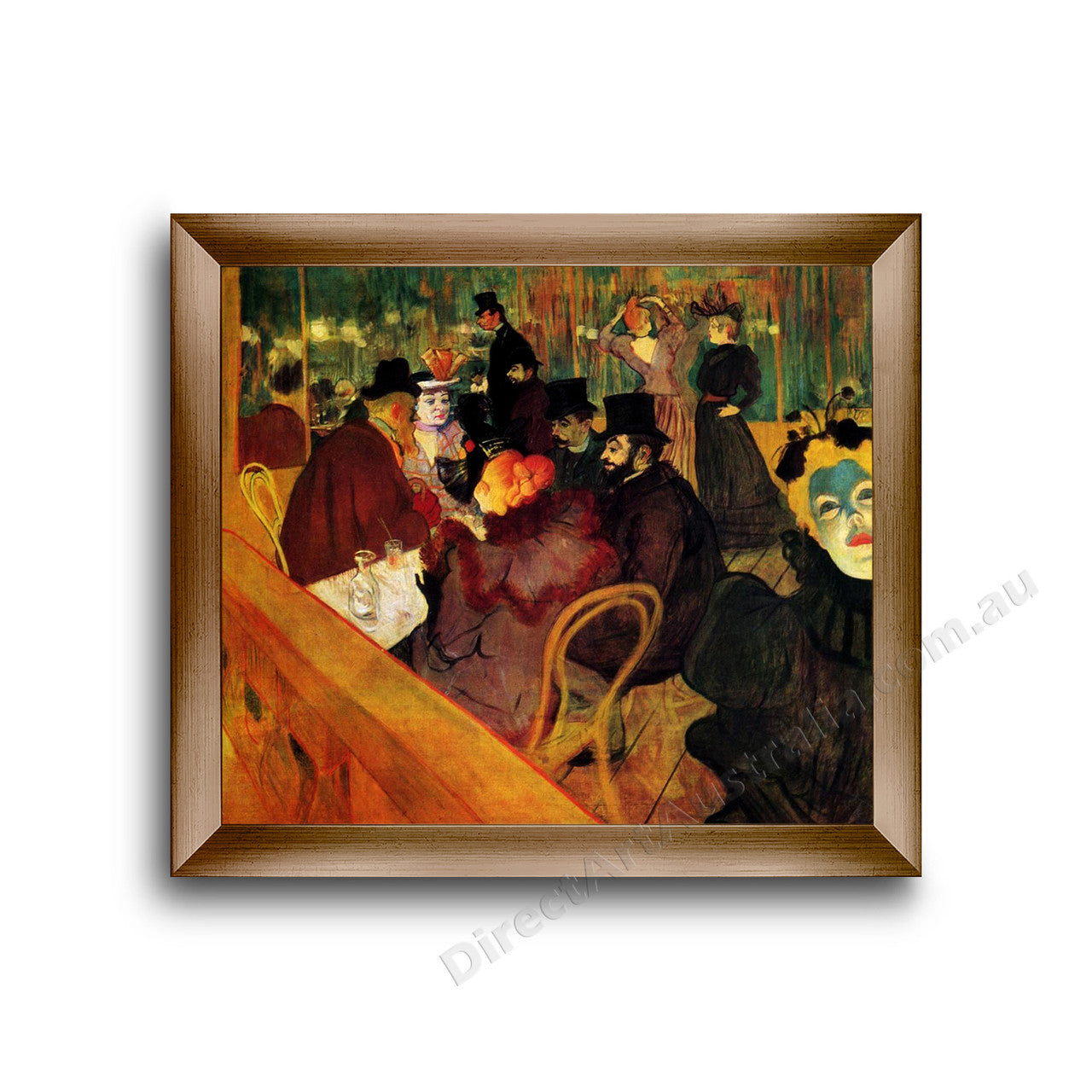 Modern Flat Gold Frame