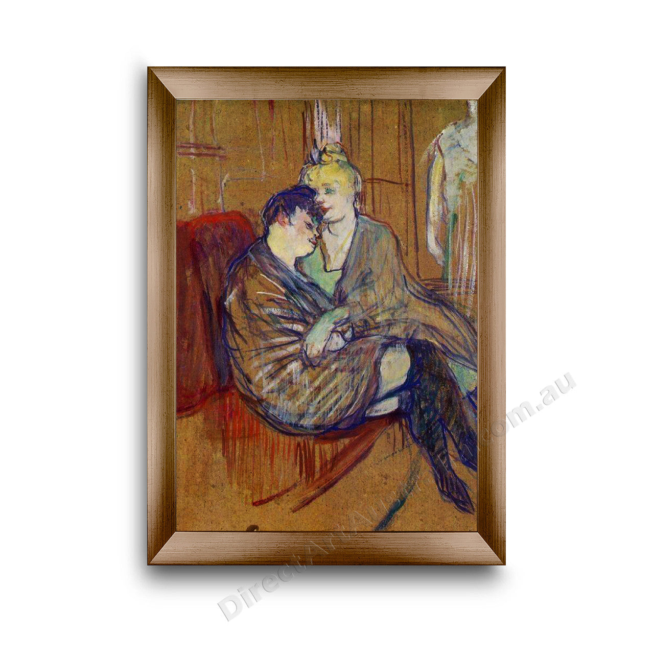 Modern Flat Gold Frame