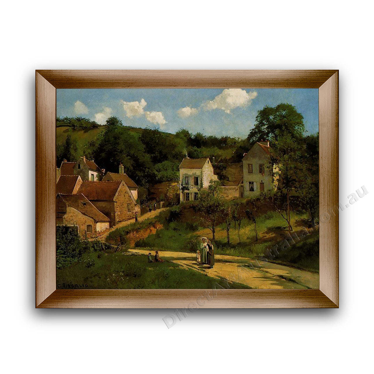 Modern Flat Gold Frame