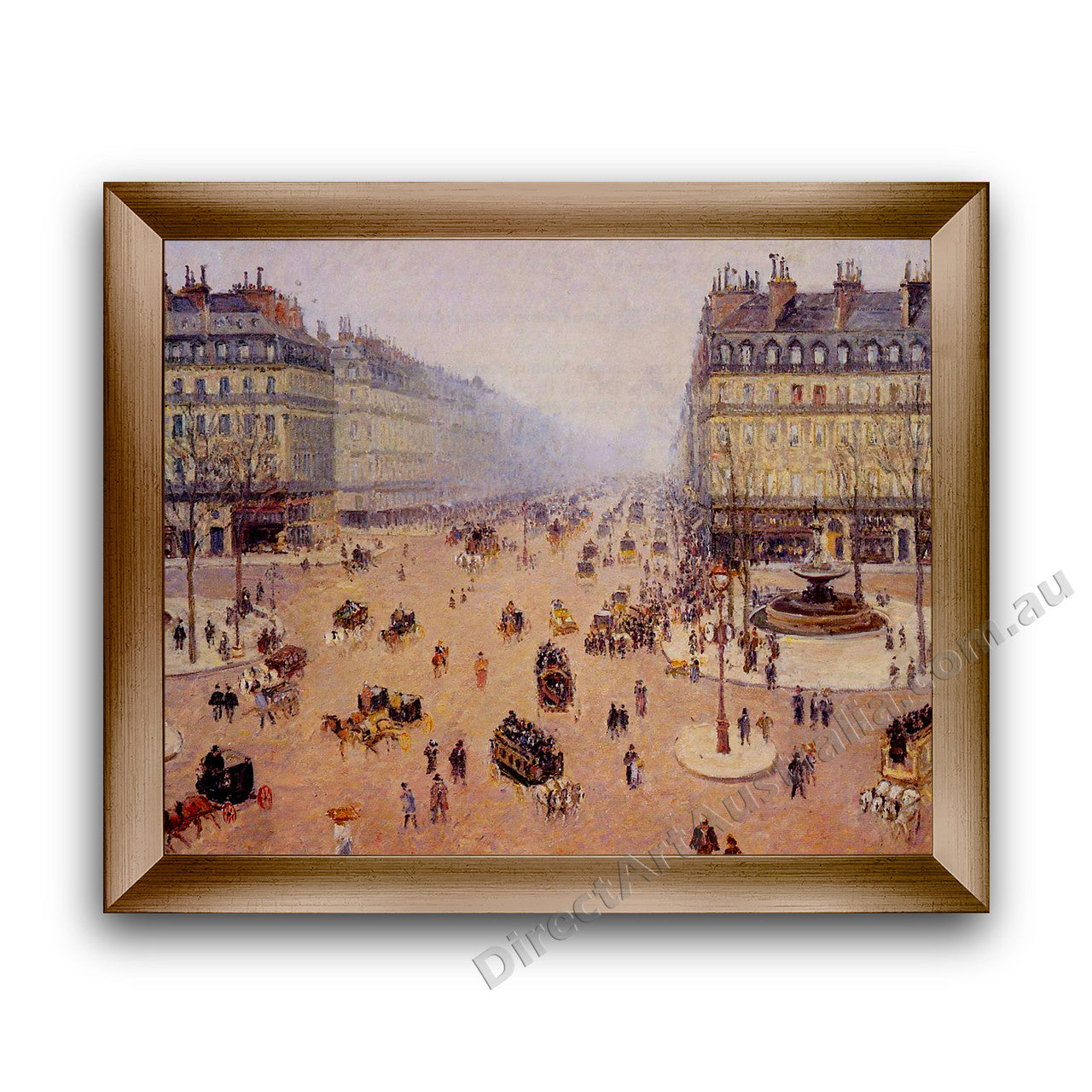 Camille Pissarro | Avenue de l'Opera, Misty Weather