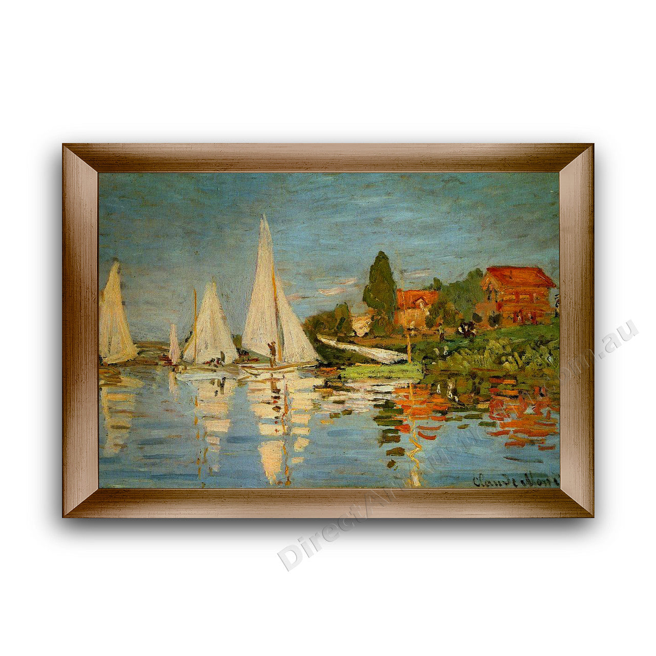 Modern Flat Gold Frame