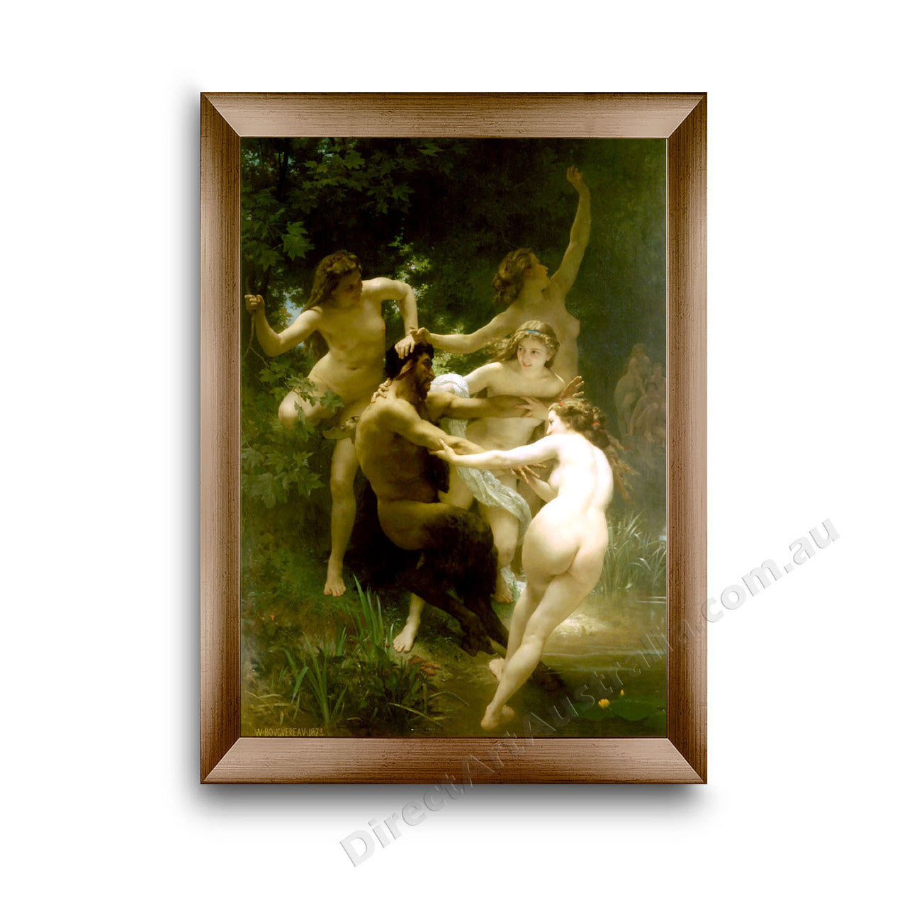 Modern Flat Gold Frame