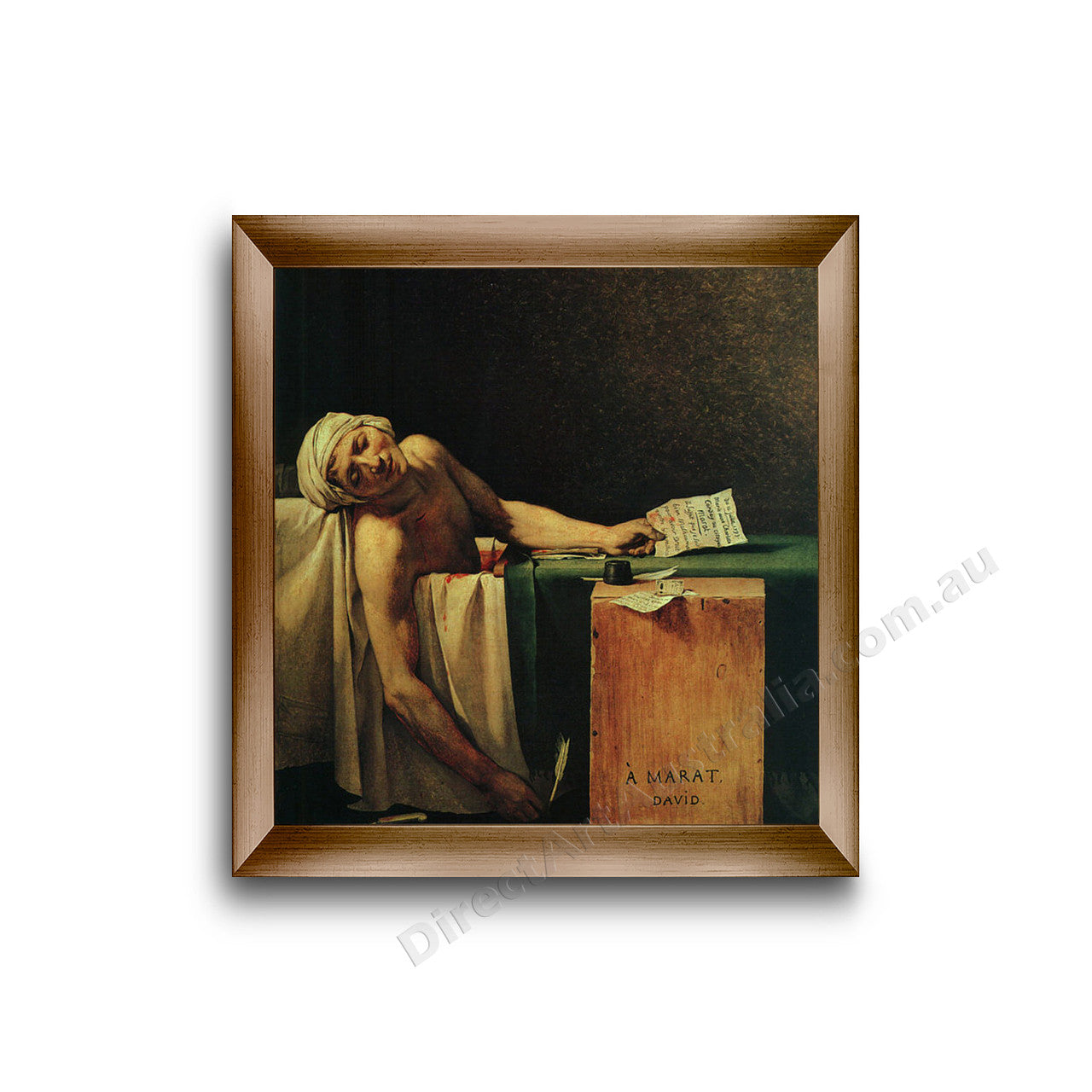 Modern Flat Gold Frame